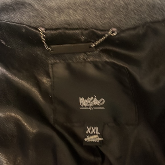 Vintage Mossimo Grey Wool Blend Jacket/ XXL / Pockets / Button Closure - Picture 8 of 9